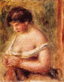 皮埃爾 奧古斯特 雷諾阿 Woman with a Corset 皮埃爾 奧古斯特 雷諾阿 Woman with a Corset